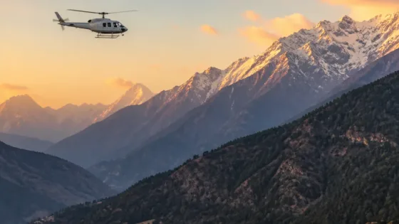 Search operation under way after helicopter carrying six crashes in Uttarakhand