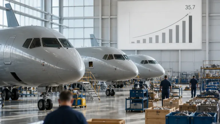 Embraer backlog reaches record USD 35.7 billion after strong E2 demand in Q3 2026