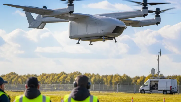 Full-scale Moya 256 cargo eVTOL completes transition flight as certification push continues