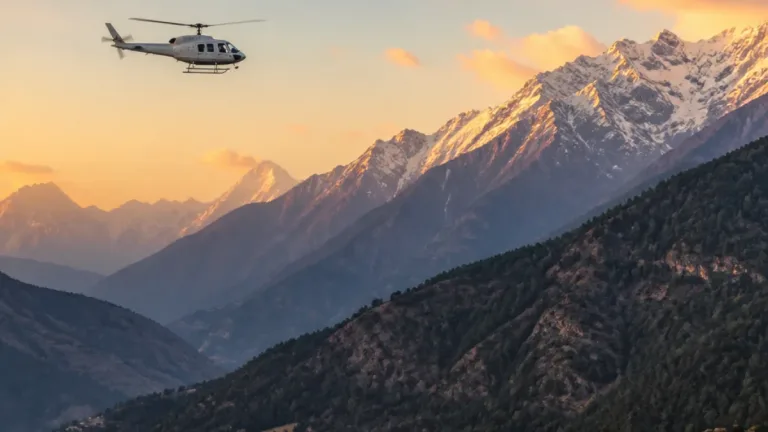 Search operation under way after helicopter carrying six crashes in Uttarakhand